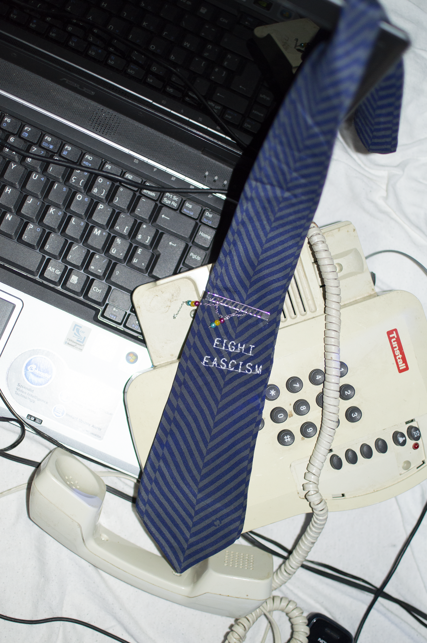 "Fight Fascism" tie