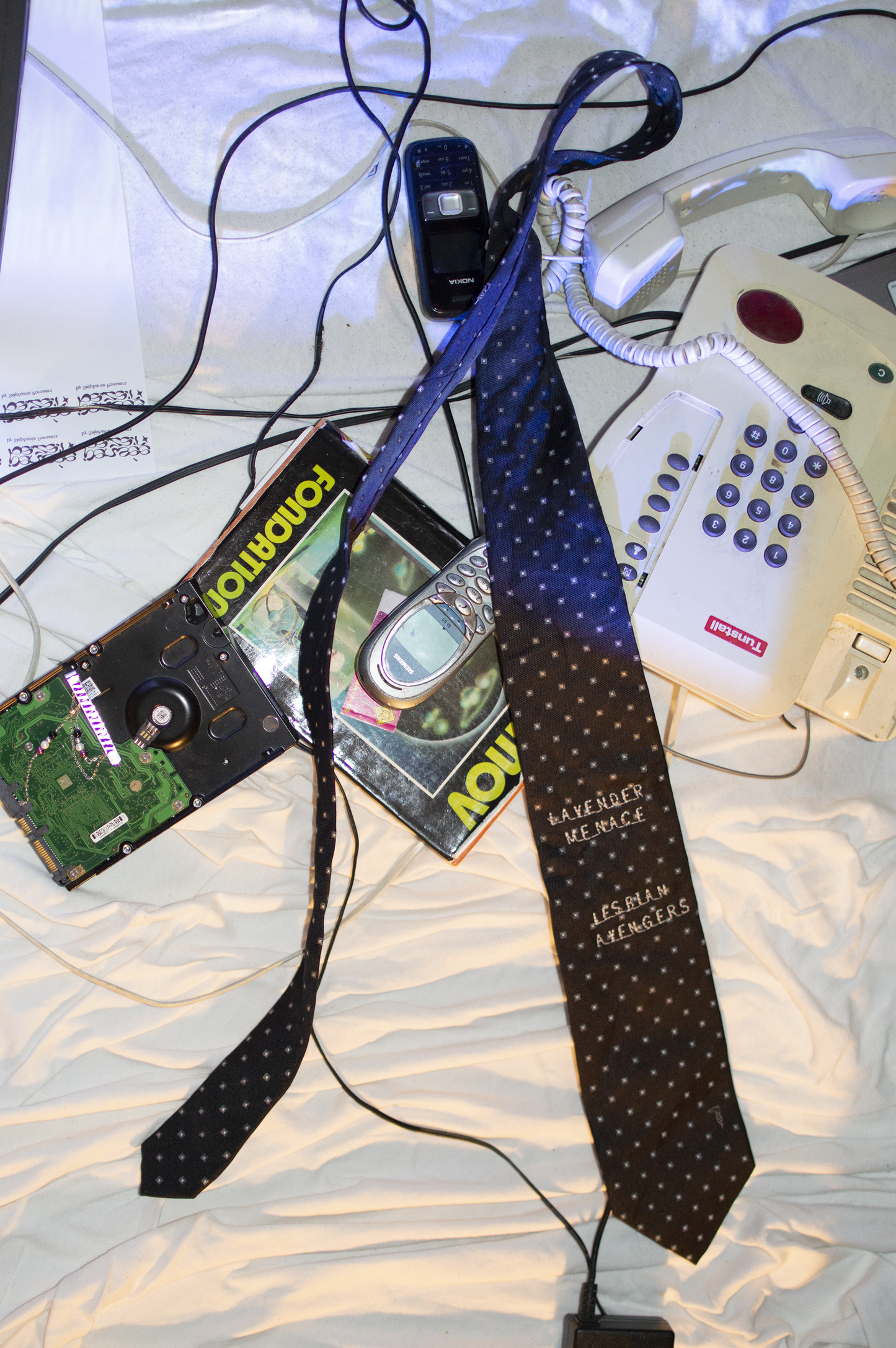 "Lavender Menace / Lesbian Avengers" Tie