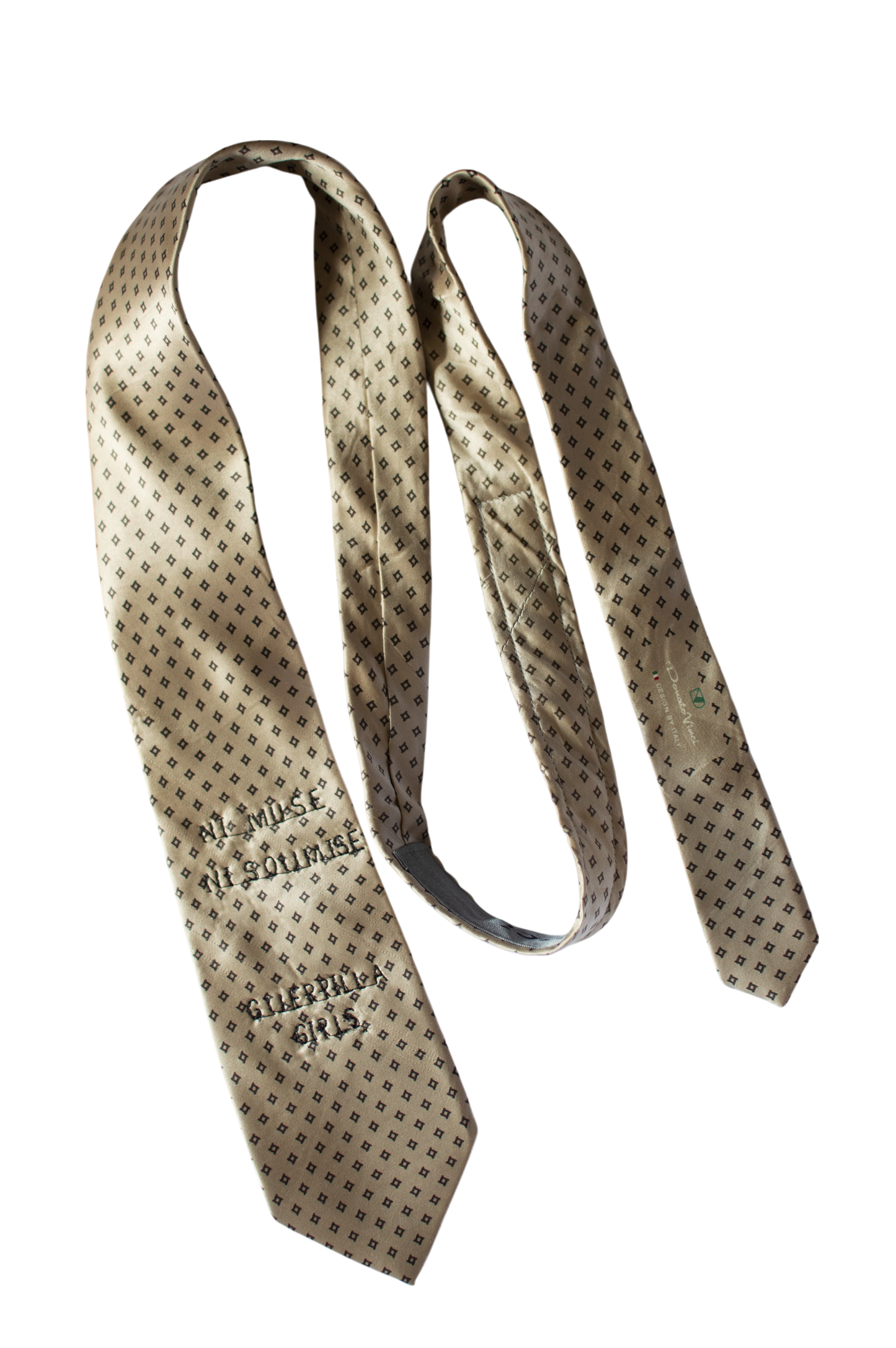 "Guerilla Girls" tie