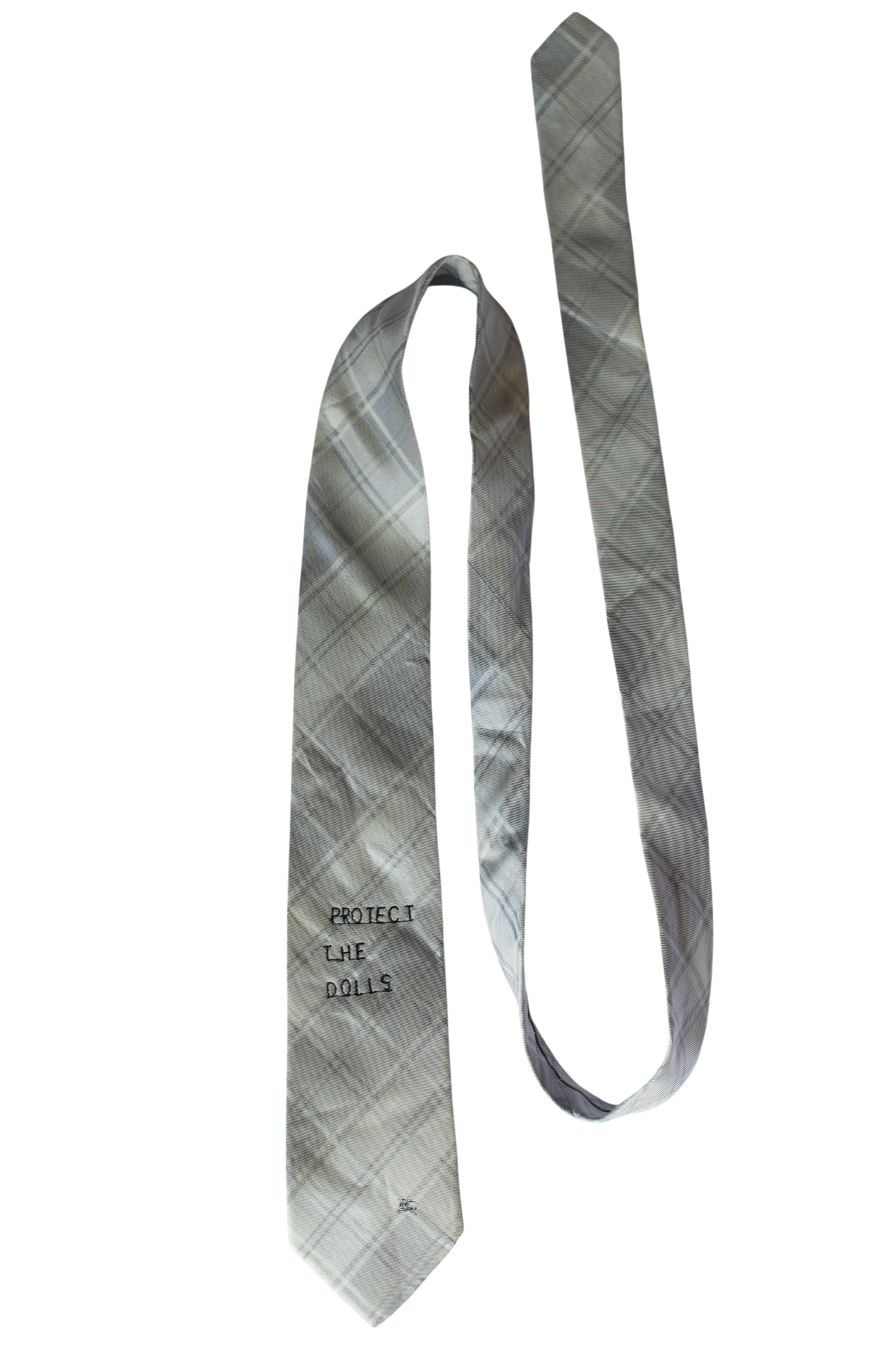 “Protect the Dolls x Burberry” tie